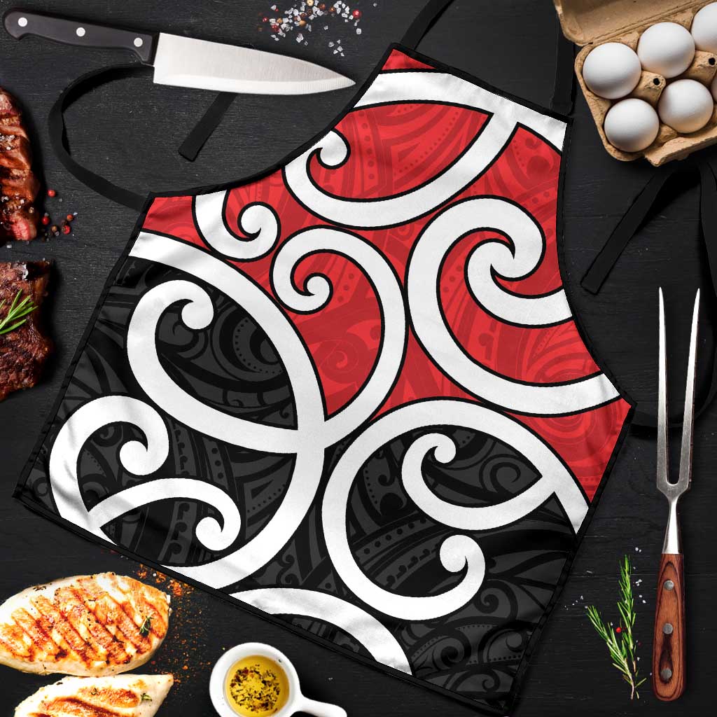 New Zealand Apron Maori Koru Tino Rangatiratanga Color - Aussie Hoodie