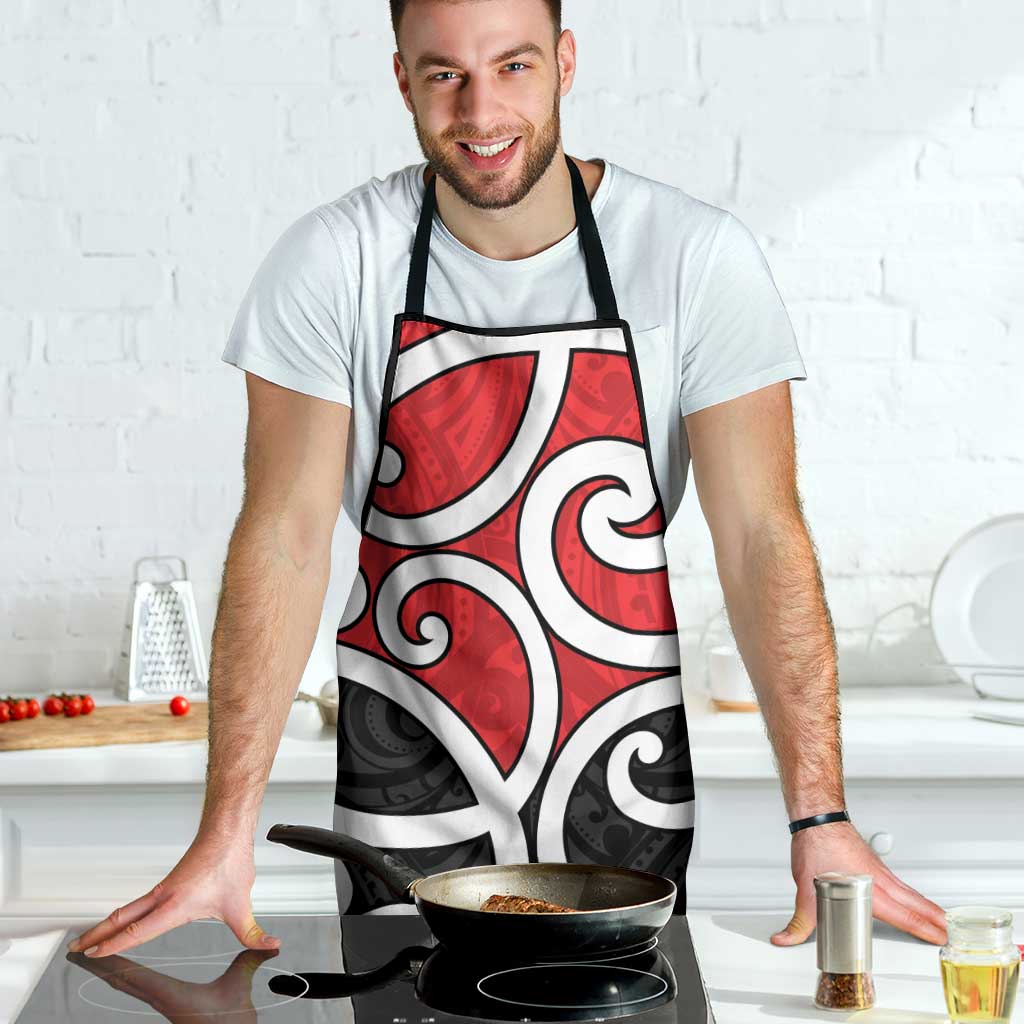 New Zealand Apron Maori Koru Tino Rangatiratanga Color - Aussie Hoodie
