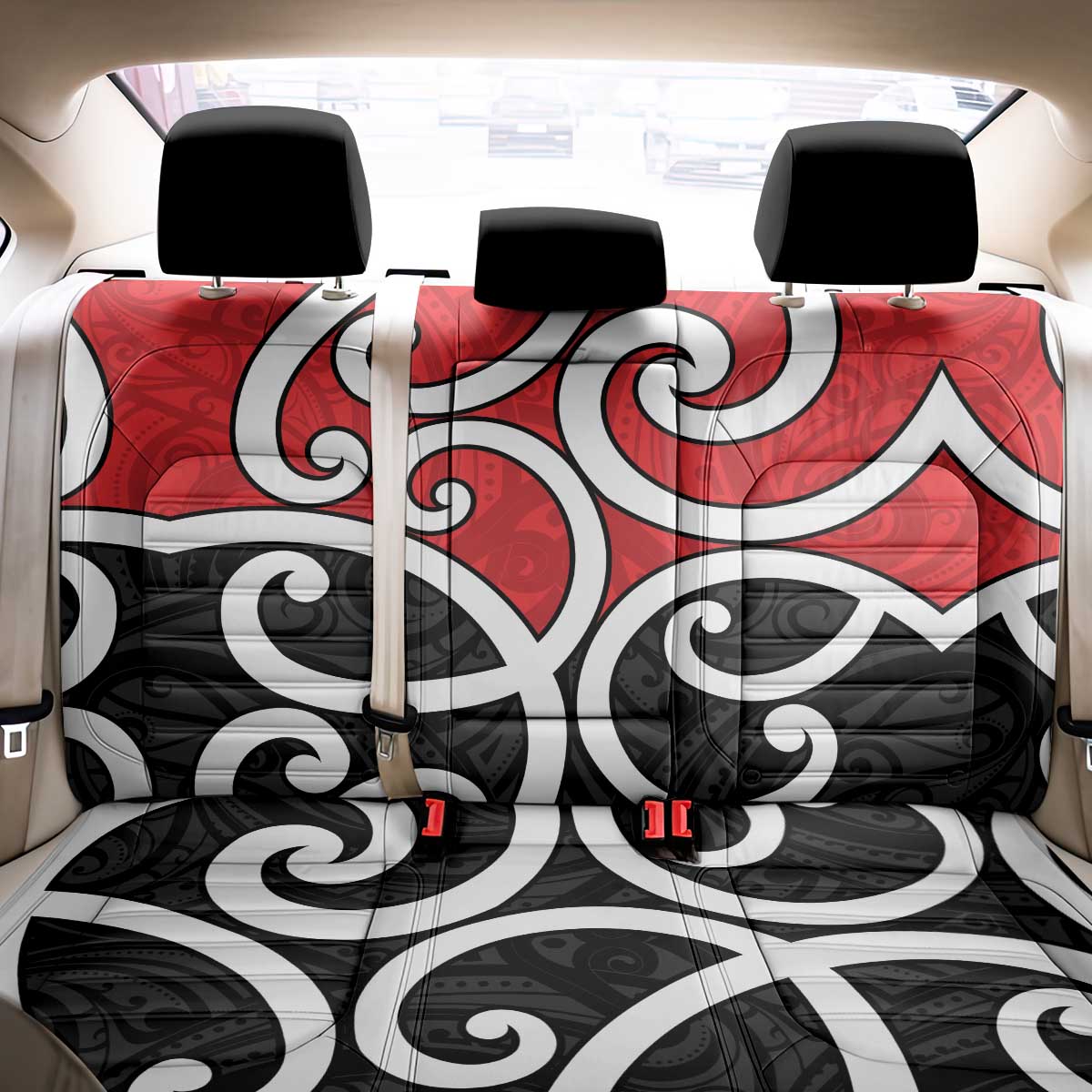 New Zealand Back Car Seat Cover Maori Koru Tino Rangatiratanga Color - Aussie Hoodie