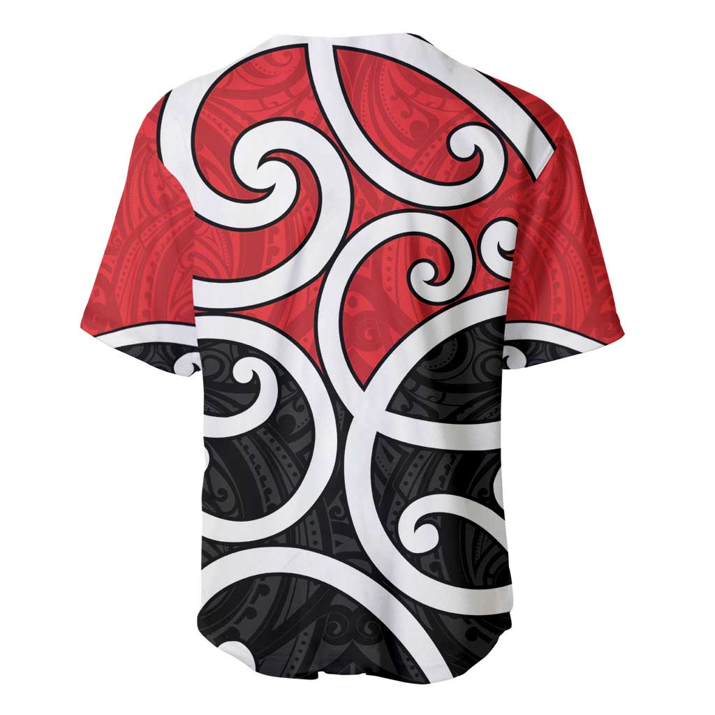 New Zealand Baseball Jersey Maori Koru Tino Rangatiratanga Color - Aussie Hoodie