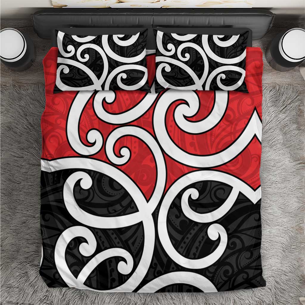 New Zealand Bedding Set Maori Koru Tino Rangatiratanga Color - Aussie Hoodie