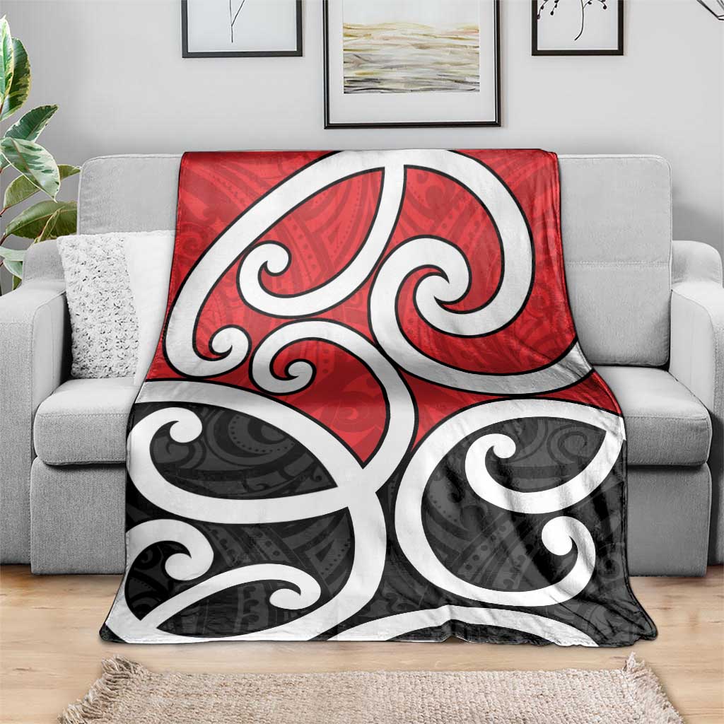 New Zealand Blanket Maori Koru Tino Rangatiratanga Color - Aussie Hoodie