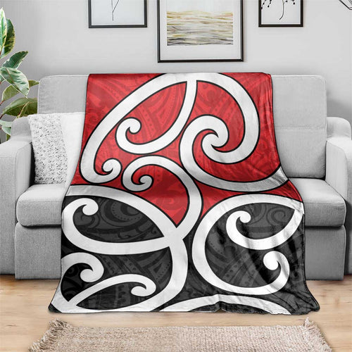 New Zealand Blanket Maori Koru Tino Rangatiratanga Color - Aussie Hoodie