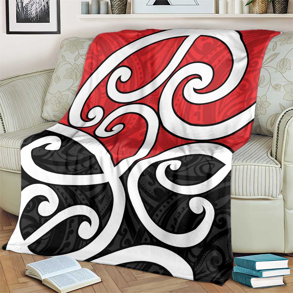 New Zealand Blanket Maori Koru Tino Rangatiratanga Color - Aussie Hoodie