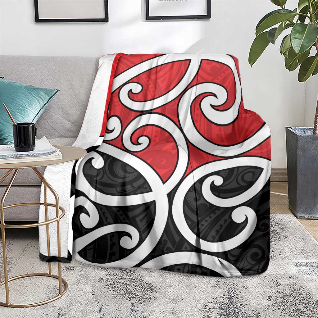 New Zealand Blanket Maori Koru Tino Rangatiratanga Color - Aussie Hoodie