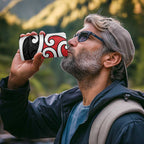 New Zealand 4 in 1 Can Cooler Tumbler Maori Koru Tino Rangatiratanga Color - Aussie Hoodie