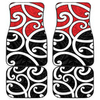 New Zealand Car Mats Maori Koru Tino Rangatiratanga Color - Aussie Hoodie