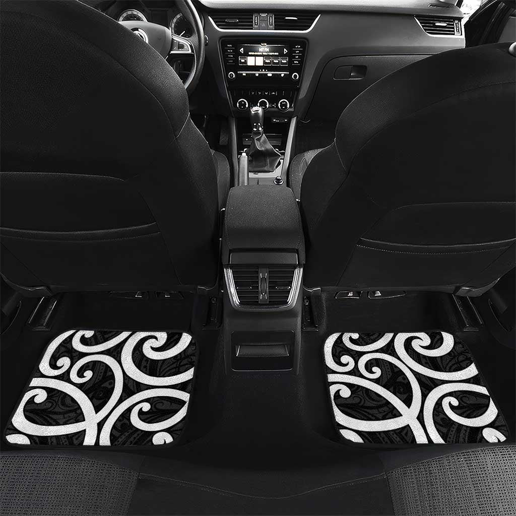 New Zealand Car Mats Maori Koru Tino Rangatiratanga Color - Aussie Hoodie