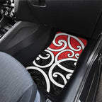 New Zealand Car Mats Maori Koru Tino Rangatiratanga Color - Aussie Hoodie