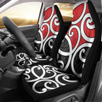New Zealand Car Seat Cover Maori Koru Tino Rangatiratanga Color - Aussie Hoodie