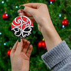 New Zealand Ceramic Ornament Maori Koru Tino Rangatiratanga Color - Aussie Hoodie