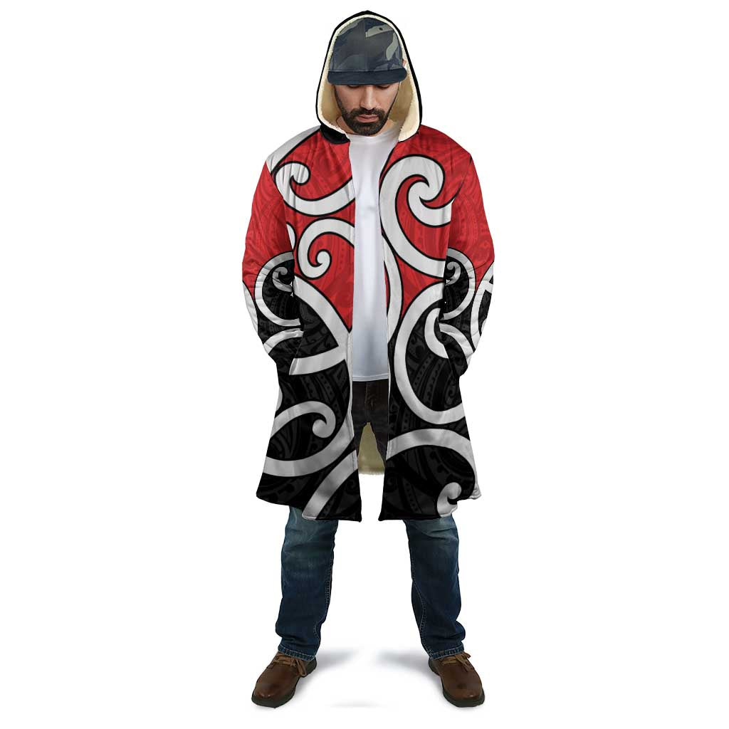 New Zealand Cloak Maori Koru Tino Rangatiratanga Color - Aussie Hoodie