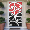 New Zealand Door Cover Maori Koru Tino Rangatiratanga Color - Aussie Hoodie