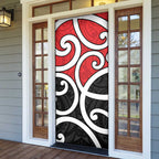 New Zealand Door Cover Maori Koru Tino Rangatiratanga Color - Aussie Hoodie