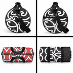 New Zealand Duffle Bag Maori Koru Tino Rangatiratanga Color