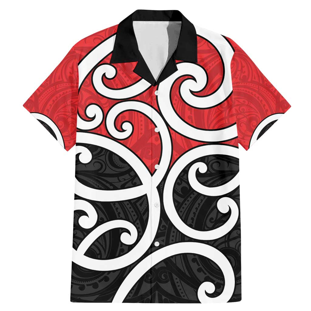 New Zealand Family Matching Mermaid Dress and Hawaiian Shirt Maori Koru Tino Rangatiratanga Color - Aussie Hoodie