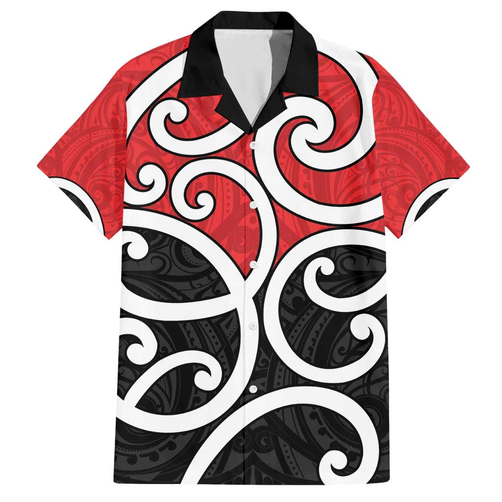 New Zealand Family Matching Tank Maxi Dress and Hawaiian Shirt Maori Koru Tino Rangatiratanga Color - Aussie Hoodie