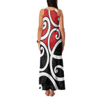 New Zealand Family Matching Tank Maxi Dress and Hawaiian Shirt Maori Koru Tino Rangatiratanga Color - Aussie Hoodie