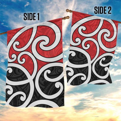 New Zealand Garden Flag Maori Koru Tino Rangatiratanga Color - Aussie Hoodie