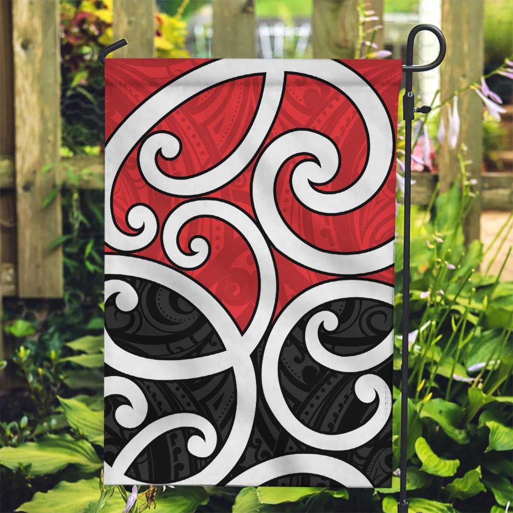 New Zealand Garden Flag Maori Koru Tino Rangatiratanga Color - Aussie Hoodie