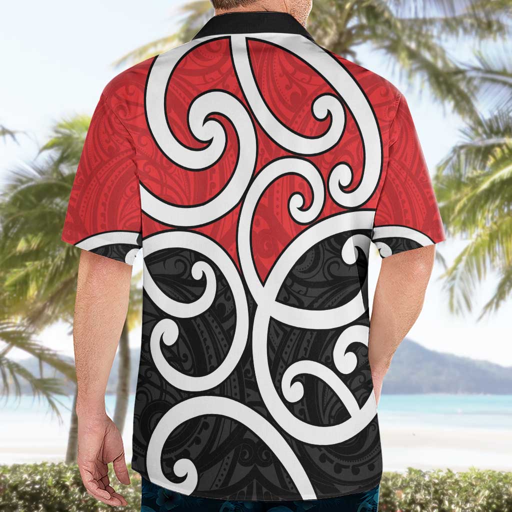 New Zealand Hawaiian Shirt Maori Koru Tino Rangatiratanga Color - Aussie Hoodie