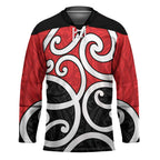 New Zealand Hockey Jersey Maori Koru Tino Rangatiratanga Color - Aussie Hoodie