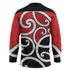 New Zealand Hockey Jersey Maori Koru Tino Rangatiratanga Color - Aussie Hoodie