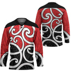 New Zealand Hockey Jersey Maori Koru Tino Rangatiratanga Color - Aussie Hoodie