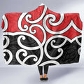 New Zealand Hooded Blanket Maori Koru Tino Rangatiratanga Color - Aussie Hoodie