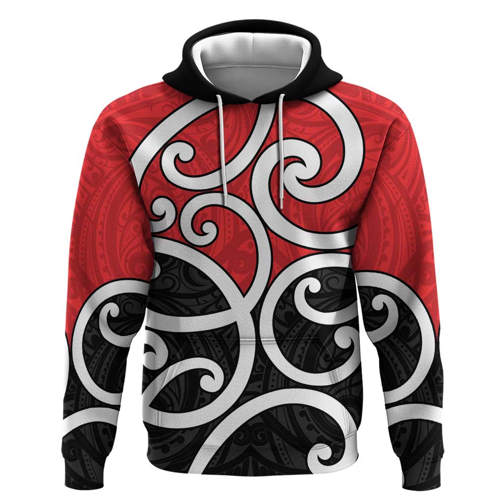 New Zealand Hoodie Maori Koru Tino Rangatiratanga Color - Aussie Hoodie