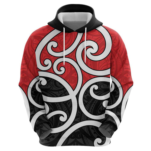 New Zealand Hoodie Maori Koru Tino Rangatiratanga Color - Aussie Hoodie