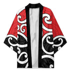 New Zealand Kimono Maori Koru Tino Rangatiratanga Color - Aussie Hoodie