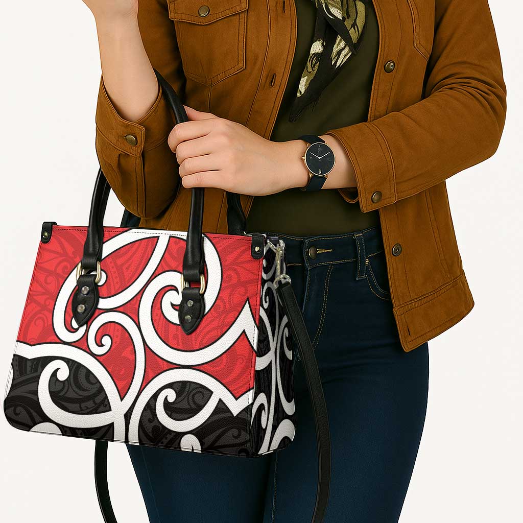 New Zealand Leather Bag Maori Koru Tino Rangatiratanga Color - Aussie Hoodie