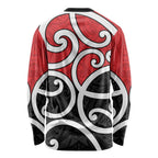 New Zealand Long Sleeve Shirt Maori Koru Tino Rangatiratanga Color - Aussie Hoodie