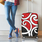 New Zealand Luggage Cover Maori Koru Tino Rangatiratanga Color - Aussie Hoodie