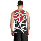 New Zealand Men Tank Top Maori Koru Tino Rangatiratanga Color - Aussie Hoodie