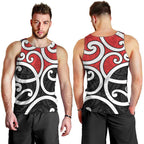 New Zealand Men Tank Top Maori Koru Tino Rangatiratanga Color - Aussie Hoodie