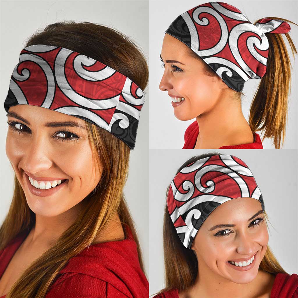 New Zealand Neck Gaiter Maori Koru Tino Rangatiratanga Color - Aussie Hoodie