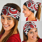 New Zealand Neck Gaiter Maori Koru Tino Rangatiratanga Color - Aussie Hoodie