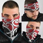 New Zealand Neck Gaiter Maori Koru Tino Rangatiratanga Color - Aussie Hoodie