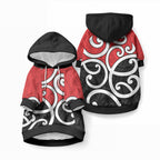 New Zealand Pet Hoodie Maori Koru Tino Rangatiratanga Color