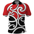 New Zealand Polo Shirt Maori Koru Tino Rangatiratanga Color - Aussie Hoodie
