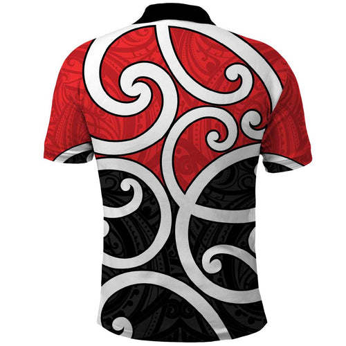 New Zealand Polo Shirt Maori Koru Tino Rangatiratanga Color - Aussie Hoodie