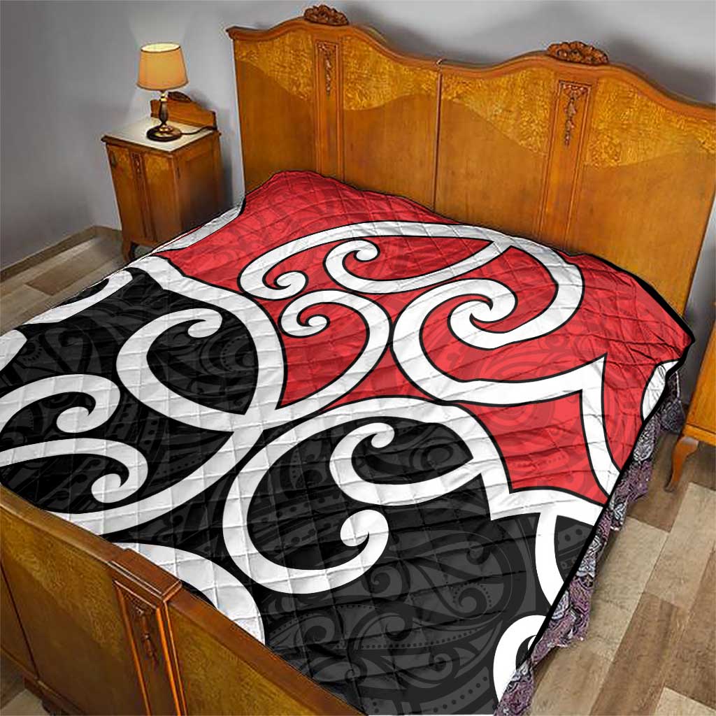 New Zealand Quilt Maori Koru Tino Rangatiratanga Color - Aussie Hoodie