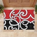 New Zealand Rubber Doormat Maori Koru Tino Rangatiratanga Color - Aussie Hoodie
