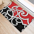 New Zealand Rubber Doormat Maori Koru Tino Rangatiratanga Color - Aussie Hoodie
