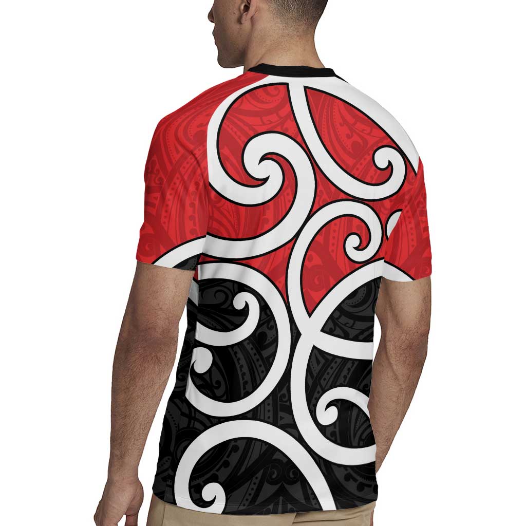 New Zealand Rugby Jersey Maori Koru Tino Rangatiratanga Color - Aussie Hoodie
