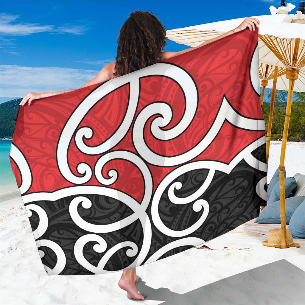 New Zealand Sarong Maori Koru Tino Rangatiratanga Color - Aussie Hoodie
