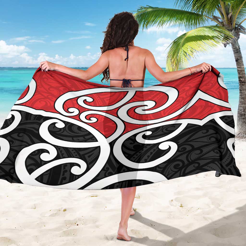 New Zealand Sarong Maori Koru Tino Rangatiratanga Color - Aussie Hoodie