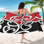 New Zealand Sarong Maori Koru Tino Rangatiratanga Color - Aussie Hoodie